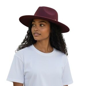 Wool Coal Headwear western boho bohemian Fedora Hat